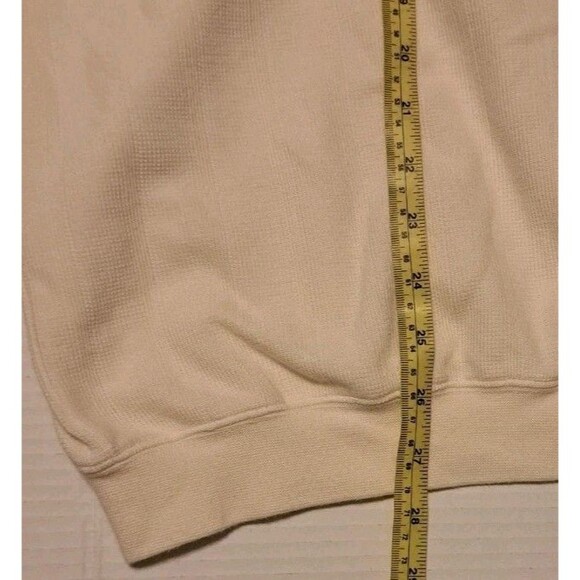 Harley Davidson Men’s XL Beige V-Neck Sweater Vest Cotton Blend Greenville SC - Picture 6 of 6